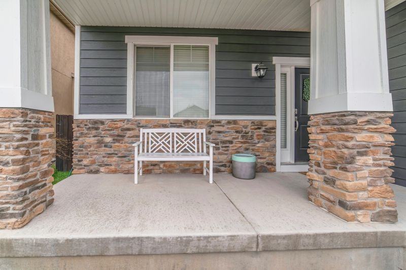 Faux Rock Siding Installation