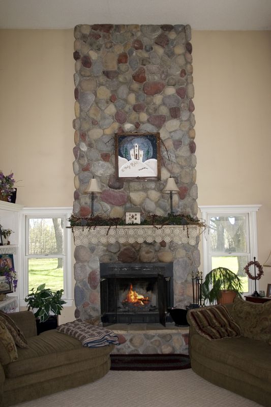 Faux Rock Siding for Fireplaces